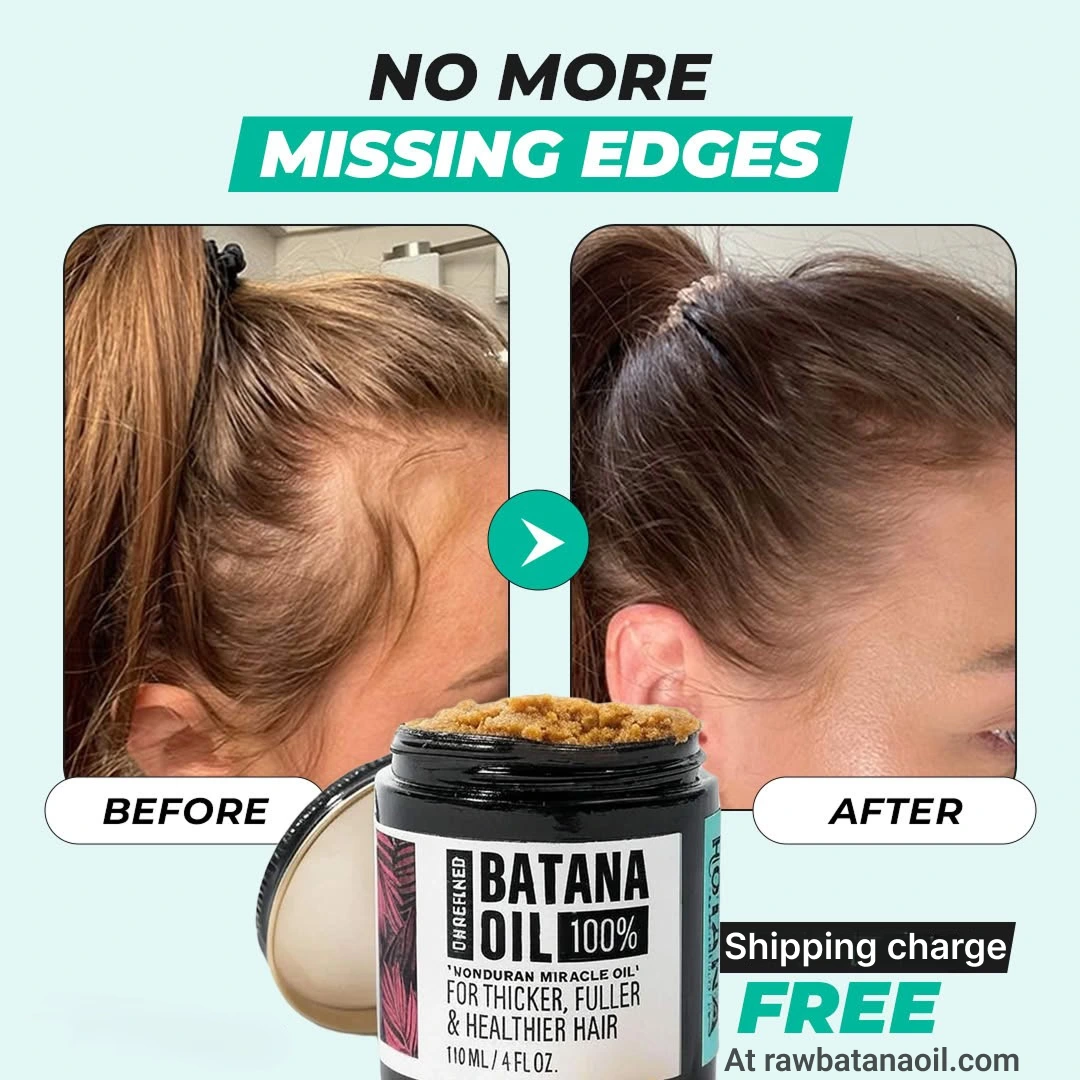 Raw Batana oil before and after Raw Batana oil before and after