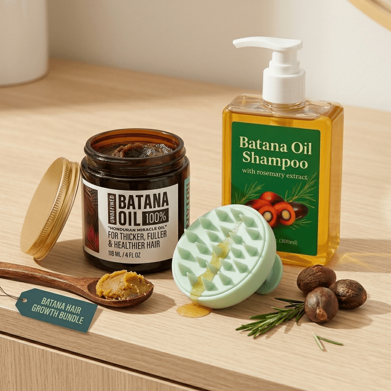 Batana Hair Growth Bundle at rawbatanaoil